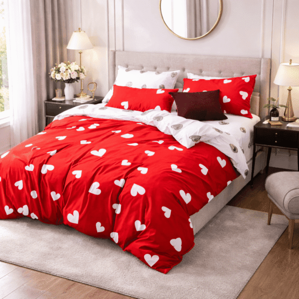 Lenjerie de pat bumbac 6 piese- Cuore