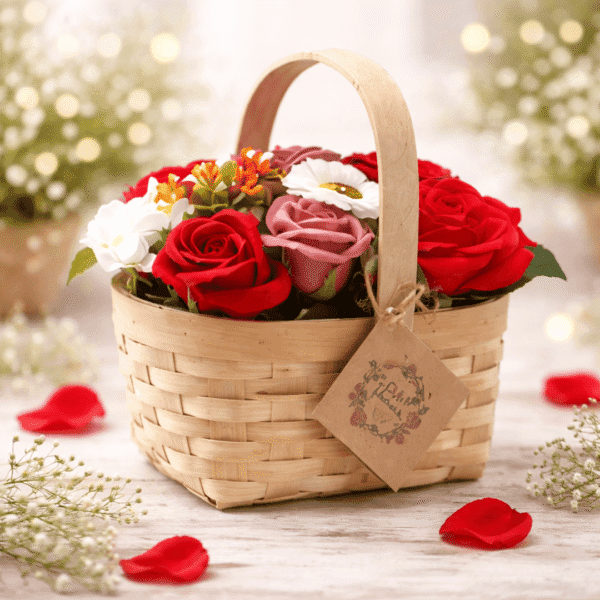 Buchet mare flori rosii