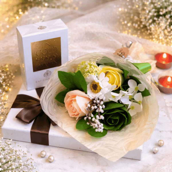 Set cadou Gold 999 Flower